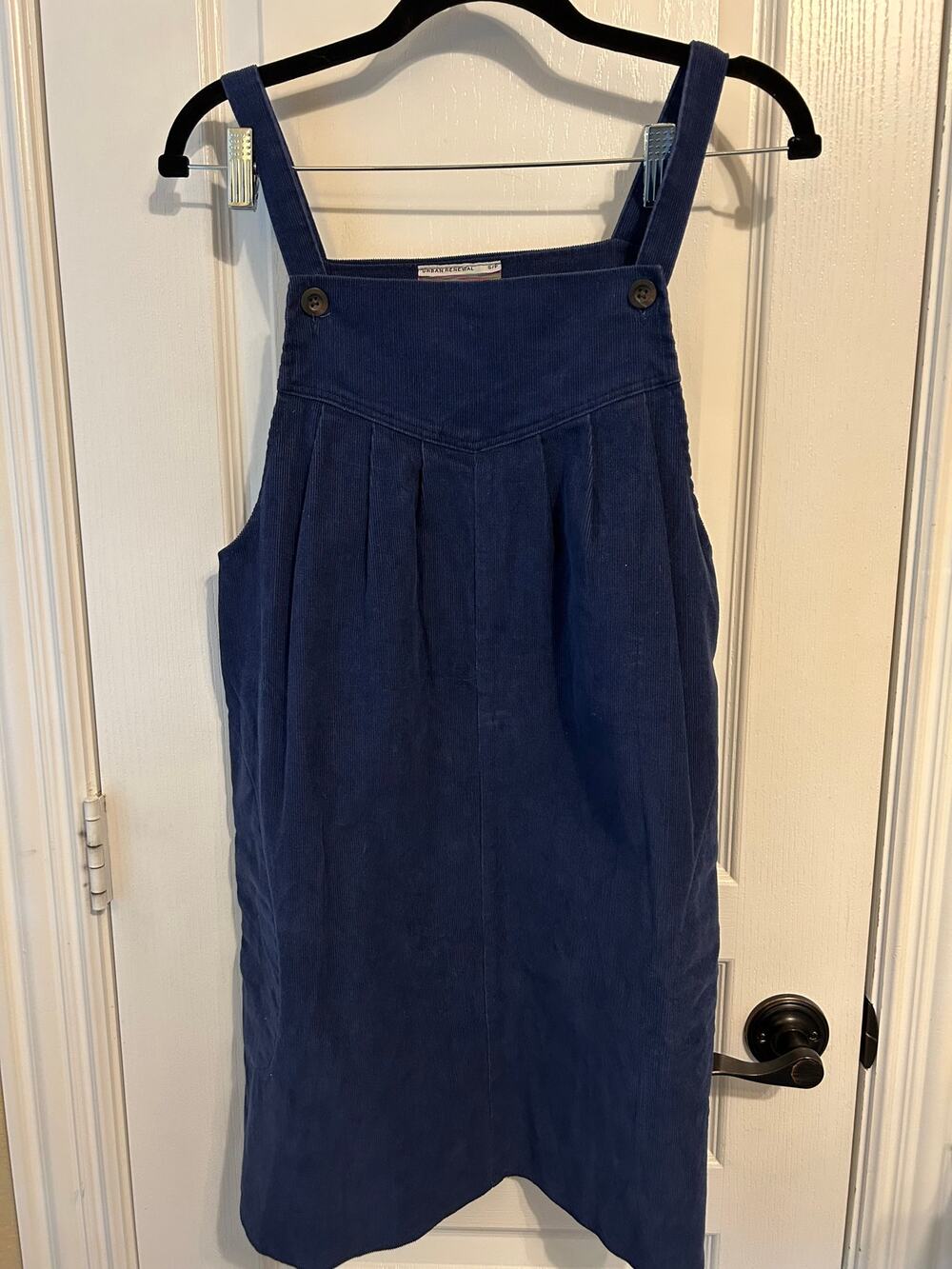Urban Renewal Blue Cordoroy Apron Dress